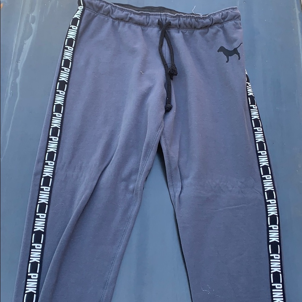PINK Gray Sweatpants
